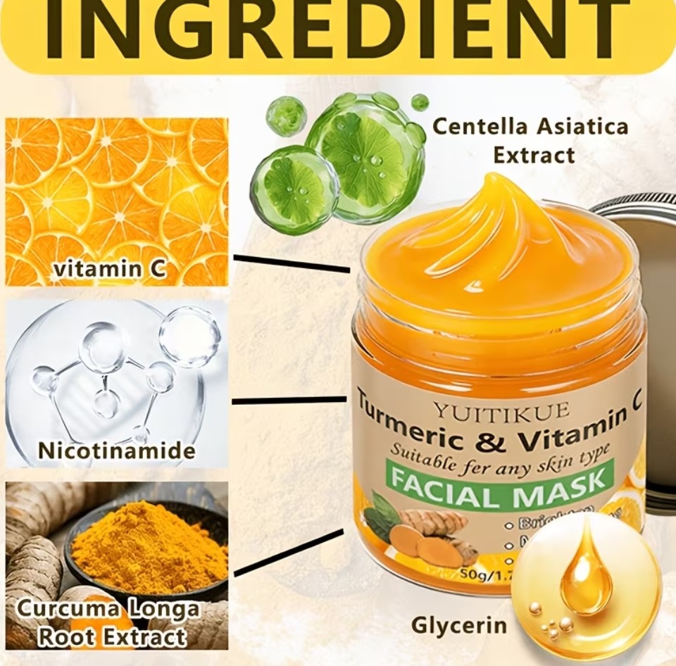 TUMERIC & VITAMIN C FACE MASK