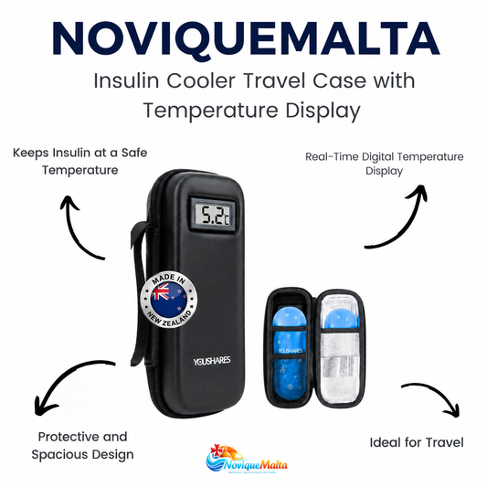 Insulin Cooler Travel Case with Temperature Display