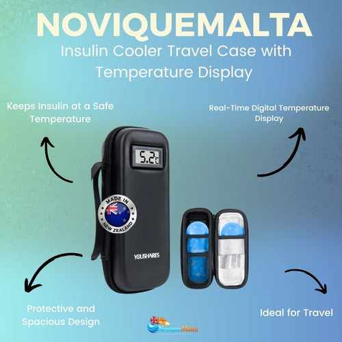 Insulin Cooler Travel Case with Temperature Display